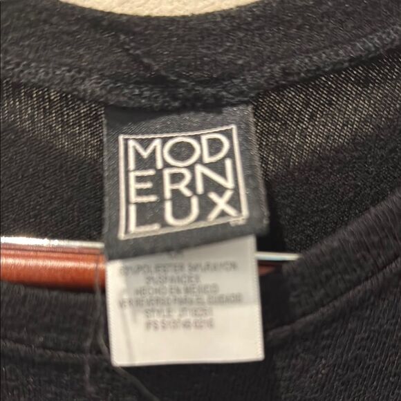 Modern Lux Black NOPE Sleeveless Top size small - Picture 2 of 6